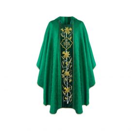 Ornat gotycki IHS żorżeta - kolory liturgiczne (20)