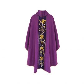 Ornat gotycki IHS żorżeta - kolory liturgiczne (20)