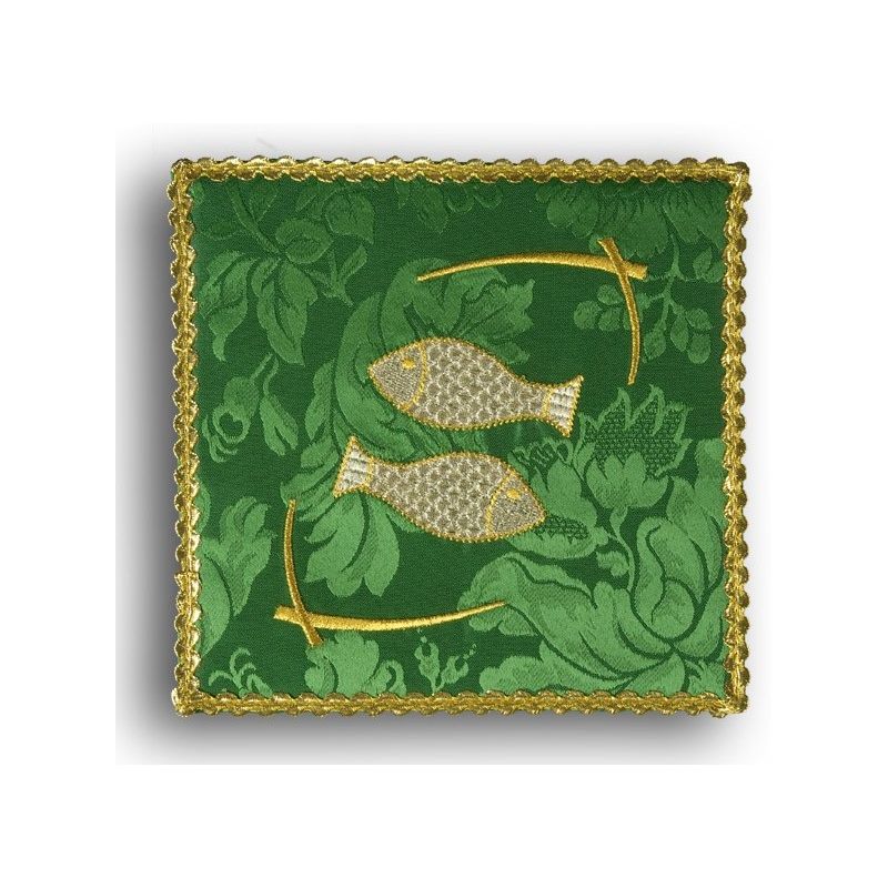 Palka haftowana zielona - Ryby