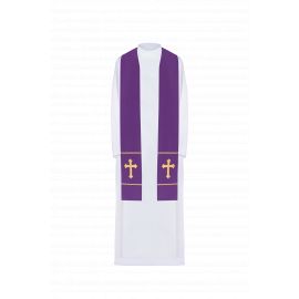 Stuła haftowana - kolory liturgiczne (63)