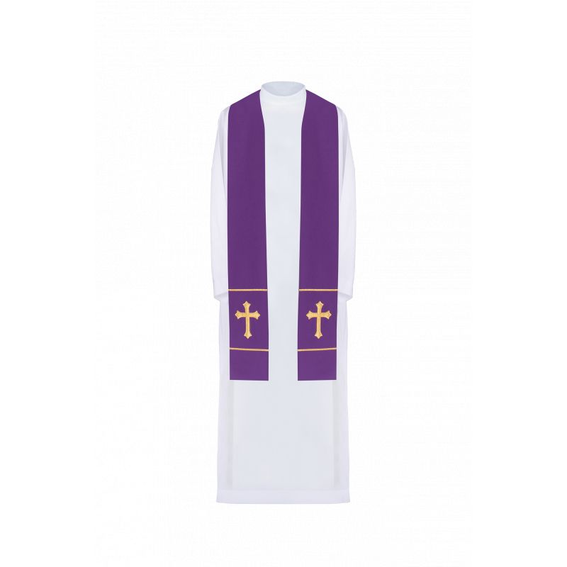 Stuła haftowana - kolory liturgiczne (63)