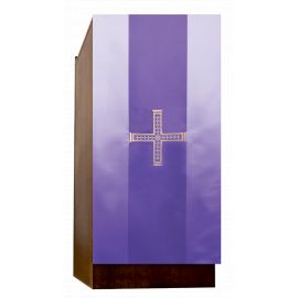 Lektorium/welon haftowany na ambonkę krzyż - (82)