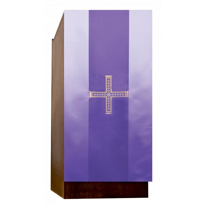 Lektorium/welon haftowany na ambonkę krzyż - (82)