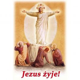 Plakat religijny – Jezus żyje! (41)