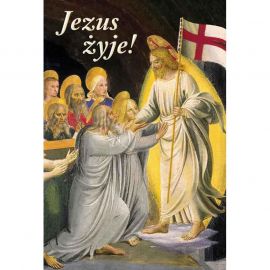 Plakat religijny – Jezus żyje! (50)