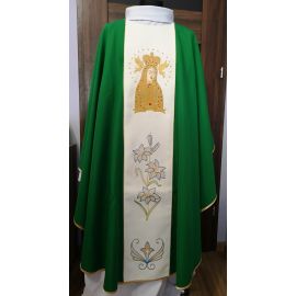 Ornat zielony Matka Boża Licheńska