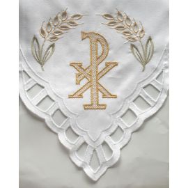 Obrus ołtarzowy haftowany - wzór eucharystyczny (149)