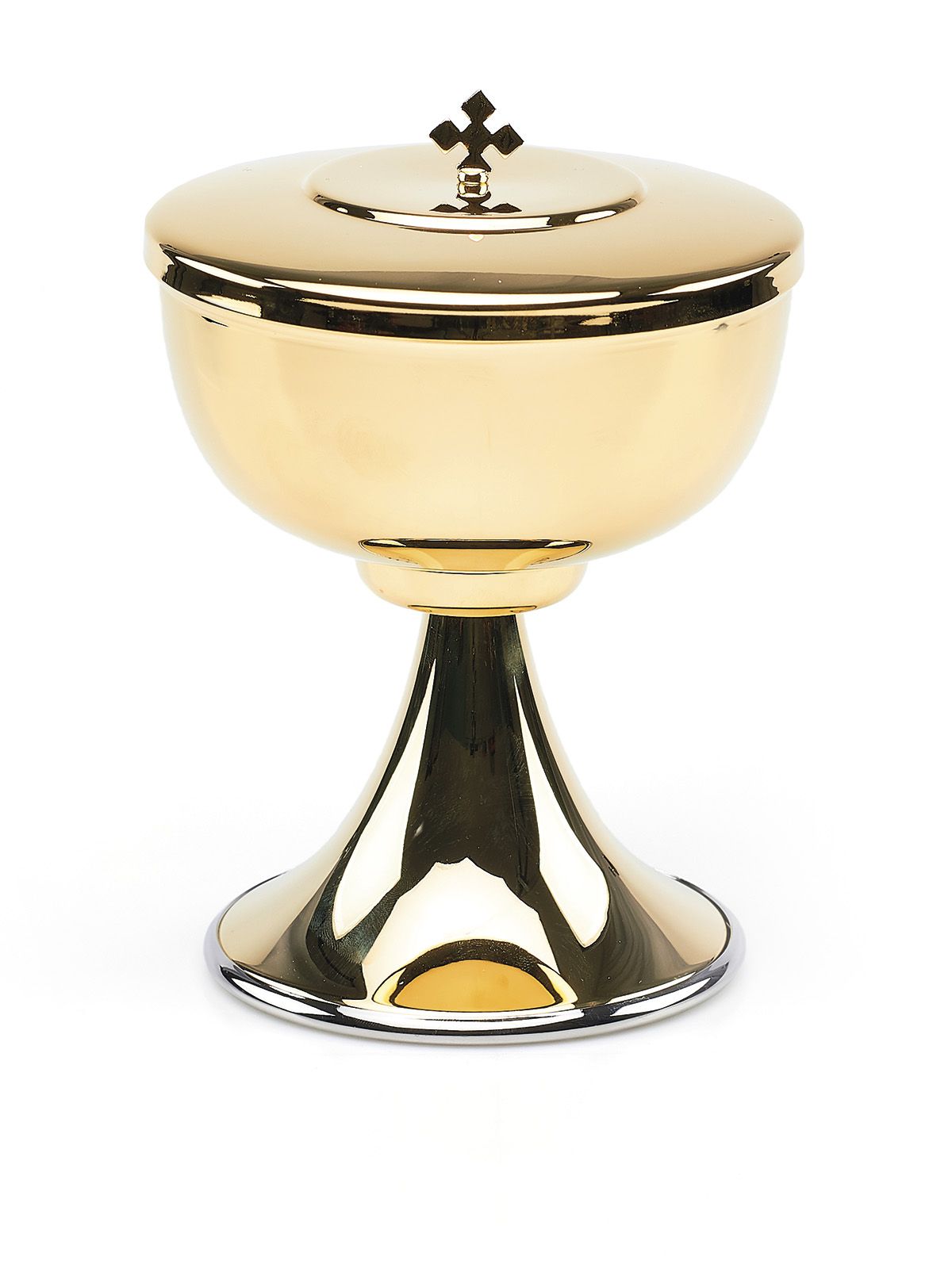 Puszka liturgiczna złocona 20 cm (13)