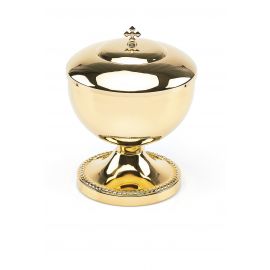 Puszka liturgiczna złocona 21 cm (14) - PUSZKI MSZALNE - Nowość