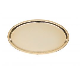 Tacka złocona 14 x 23 cm - AMPUŁKI I TACKI MSZALNE - Nowość