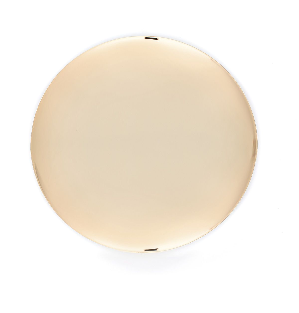 Patena gładka, złocona, śr. 25 cm