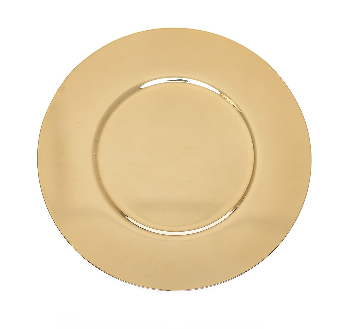 Patena wyprofilowana, złocona śr. 16,5 cm