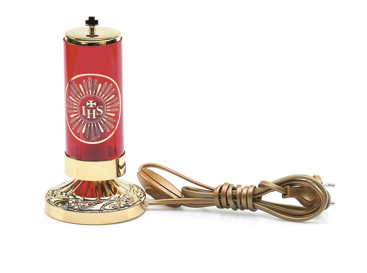 Lampka wieczna stojąca elektryczna - 19 cm