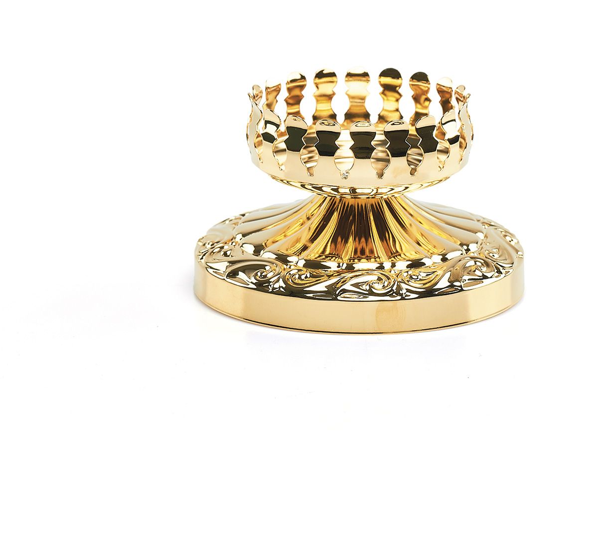 Lampka wieczna oliwna z wkładem i dekorowaną podstawą (4) - zdjęcie 2 - Lampka wieczna oliwna z wkładem i dekorowaną podstawą (4)