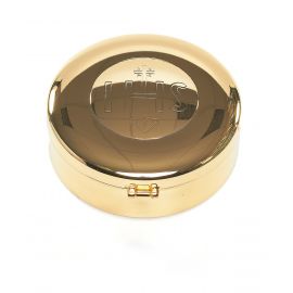 Cyborium mosiężne z napisem IHS (9x3 cm) - CYBORIA - Nowość