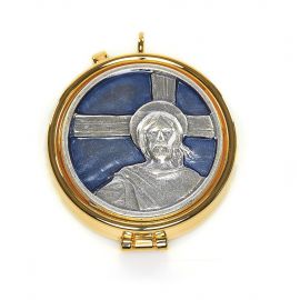 Cyborium z plakietką emaliowaną - Chrystus - CYBORIA - Nowość