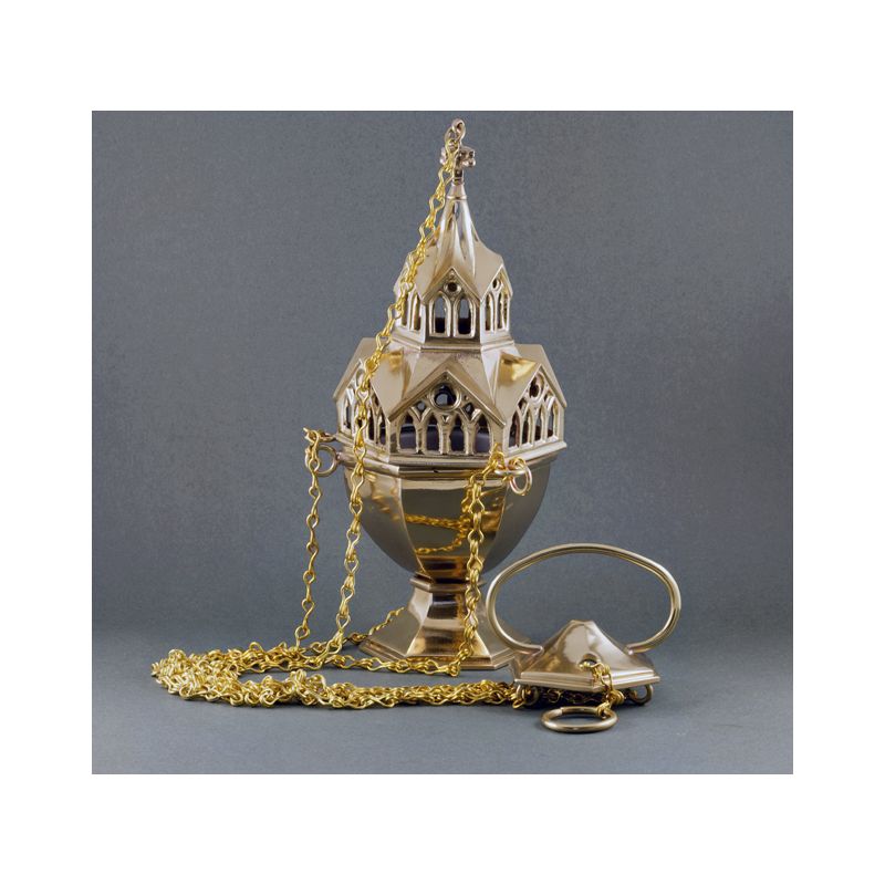 Trybularz mosiężny - 28 cm - Trybularz mosiężny - 28 cm