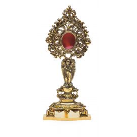 Relikwiarz z brązu, pozłacany 32 cm - RELIKWIARZE - Nowość