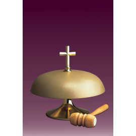 Gong kościelny jednotonowy, matowy - średnica 32 cm.