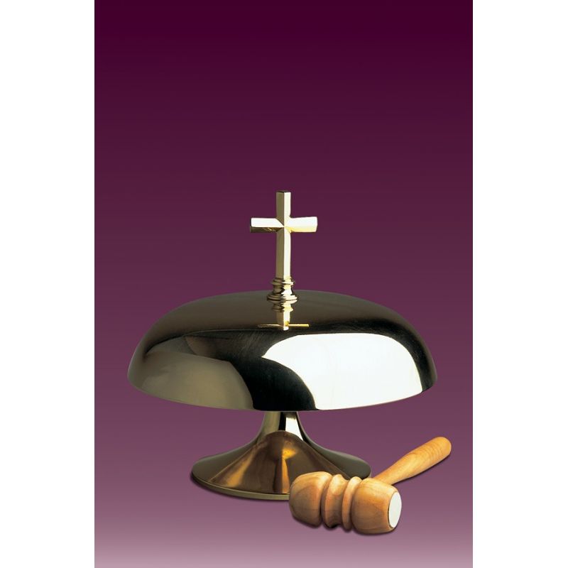 Gong kościelny jednotonowy, błyszczący - średnica 18 cm. - Gong kościelny jednotonowy, błyszczący - średnica 18 cm.