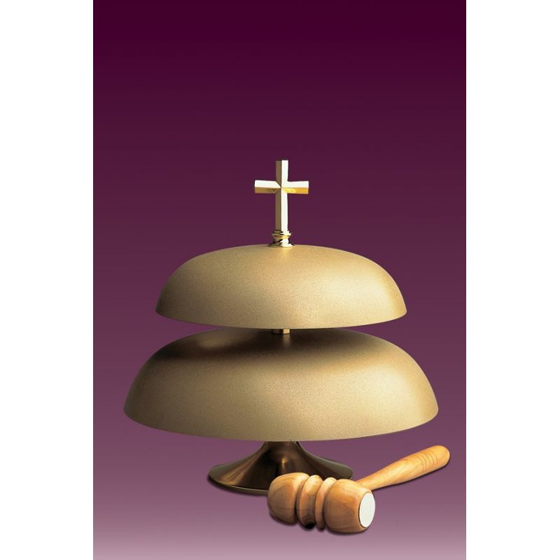 Gong kościelny dwutonowy, matowy - Gong kościelny dwutonowy, matowy - średnica 25 cm.