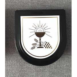 Pudełko na różaniec komunijny czarne - Pudełka na różaniec - Nowość