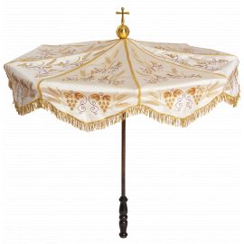 Baldachim procesyjny - typ parasol (1) - Baldachimy haftowane - Nowość