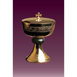 Puszka na komunikanty, z marmurem włoskim 17,5 cm (2)