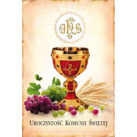 Plakat – Uroczystość Komunii Świętej - Plakaty Pierwsza Komunia Święta - Nowość