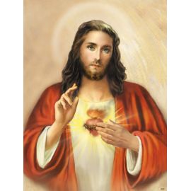 Obraz 30x40 - Serce Jezusa - OBRAZY RELIGIJNE - Nowość