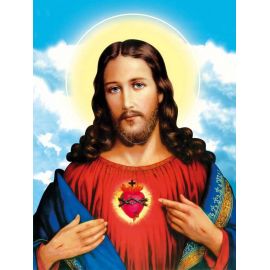 Obraz 30x40 - Serce Jezusa - OBRAZY RELIGIJNE - Nowość