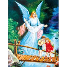 Obraz 30x40 - Anioł Stróż - OBRAZY RELIGIJNE - Nowość