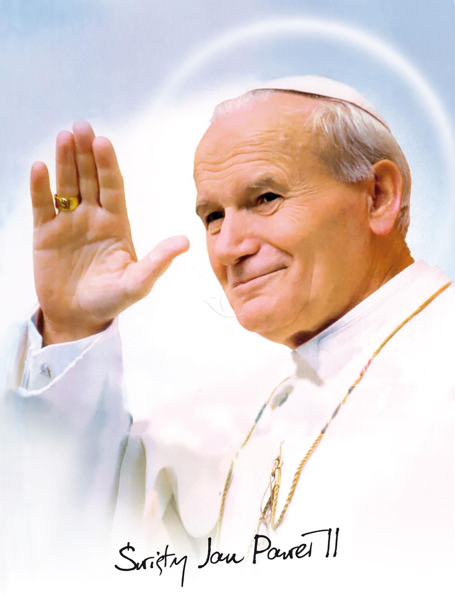 Obraz 30x40 - Święty Jan Paweł II