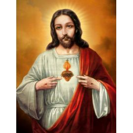 Obraz 30x40 - Serce Jezusa - OBRAZY RELIGIJNE - Nowość