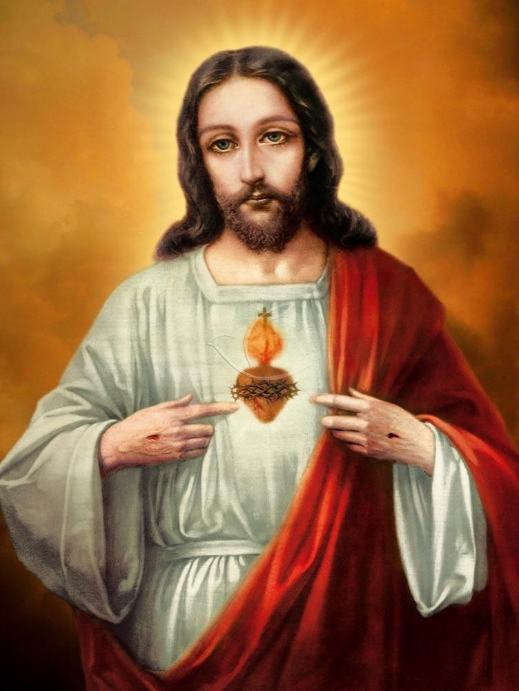 Obraz 30x40 - Serce Jezusa