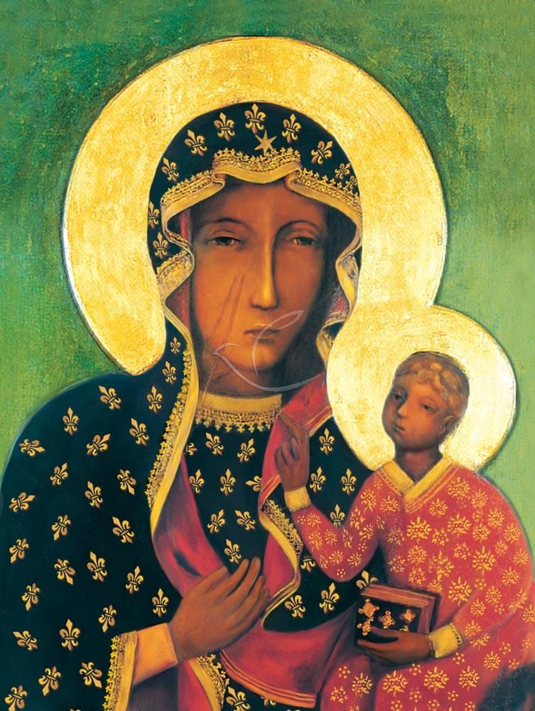 Obraz 30x40 - Matka Boża Częstochowska