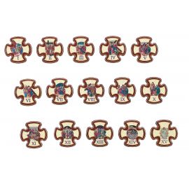 Stacje drogi krzyżowej 9,5 x 9,5 cm (1)