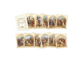 Stacje drogi krzyżowej - papierowe 20,3 x 25,5 cm - STACJE DROGI KRZYŻOWEJ - Nowość