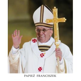 Obrazek 20x25 - Papież Franciszek - OBRAZY RELIGIJNE - Nowość