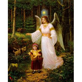Obrazek 20x25 - Anioł Stróż (5) - OBRAZY RELIGIJNE - Nowość