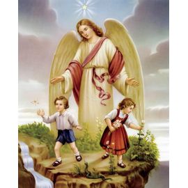 Obrazek 20x25 - Anioł Stróż (4) - OBRAZY RELIGIJNE - Nowość