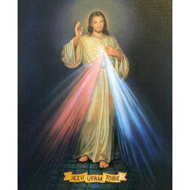 Obrazek 20x25 - Jezu, Ufam Tobie - OBRAZY RELIGIJNE - Nowość