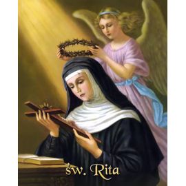 Obrazek 20x25 - Św. Rita - OBRAZY RELIGIJNE - Nowość