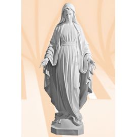 Figura Matka Boża Niepokalana biała - 180 cm - Matka Boża Niepokalana - Nowość