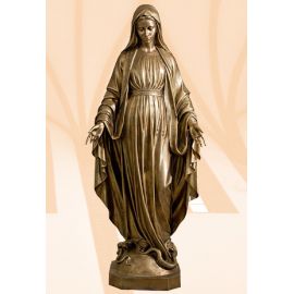 Figura Matka Boża Niepokalana 180 cm (włoskie złoto jasne) - FIGURY - Nowość