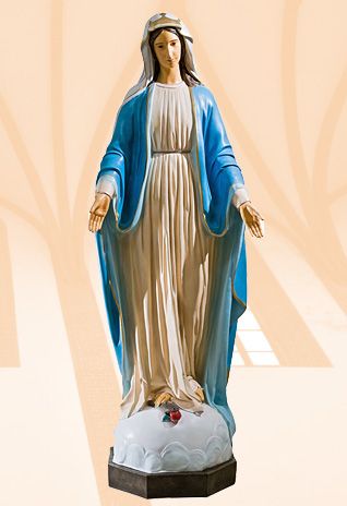 Figura Matka Boża Niepokalana kolor - 160 cm (4) - Matka Boża Niepokalana