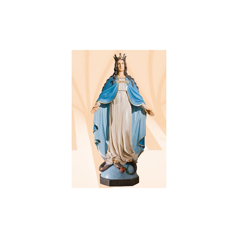 Figura Matka Boża Niepokalana kolor - 125 cm - Figura Matka Boża Niepokalana kolor - 125 cm