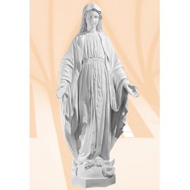 Figura Matka Boża Niepokalana biała - 105 cm - Matka Boża Niepokalana - Nowość