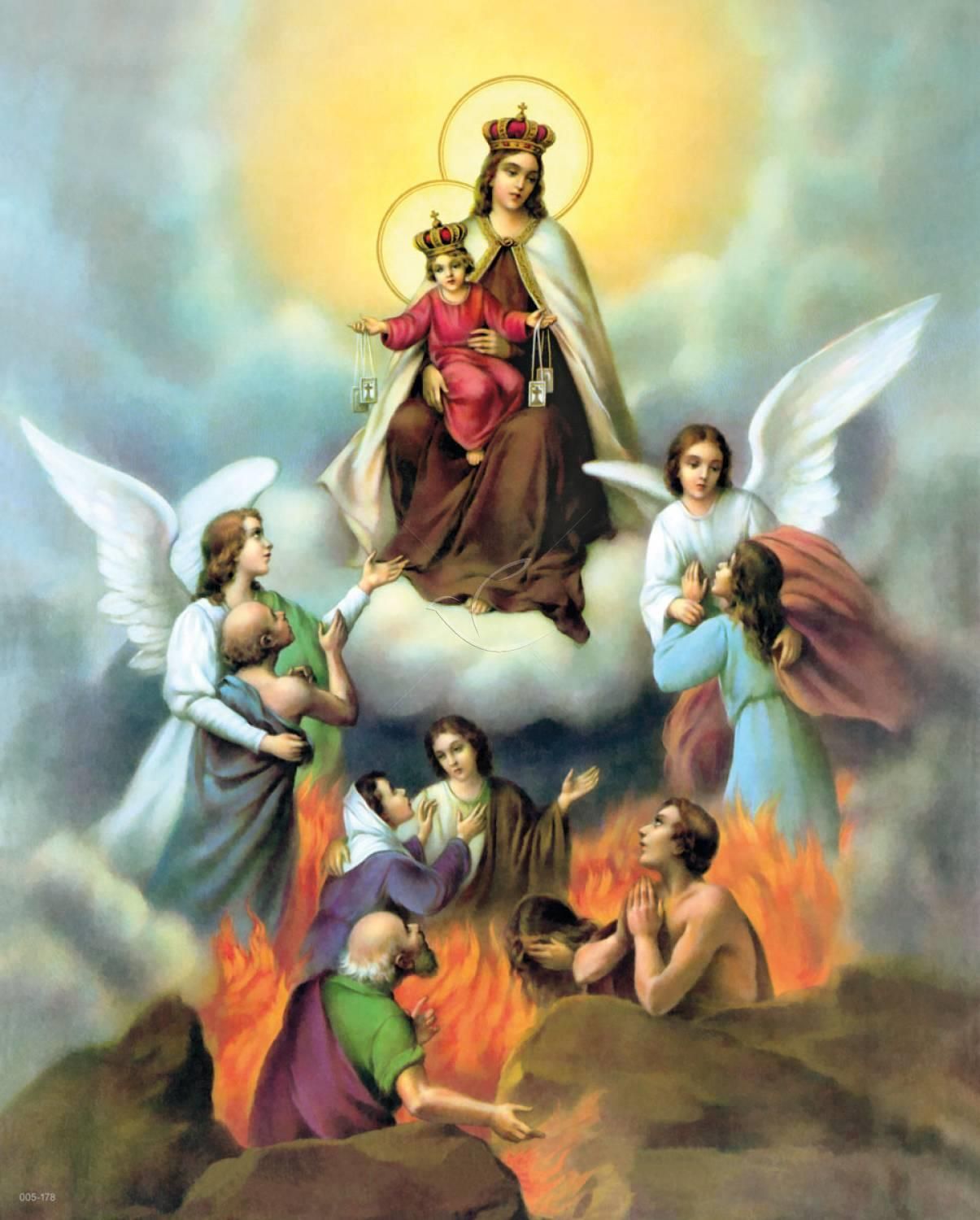 Obrazek 20x25 - Matka Boża Szkaplerzna