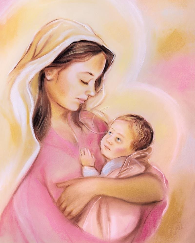 Obrazek 20x25 - Matka Boża z Dzieciątkiem (2)